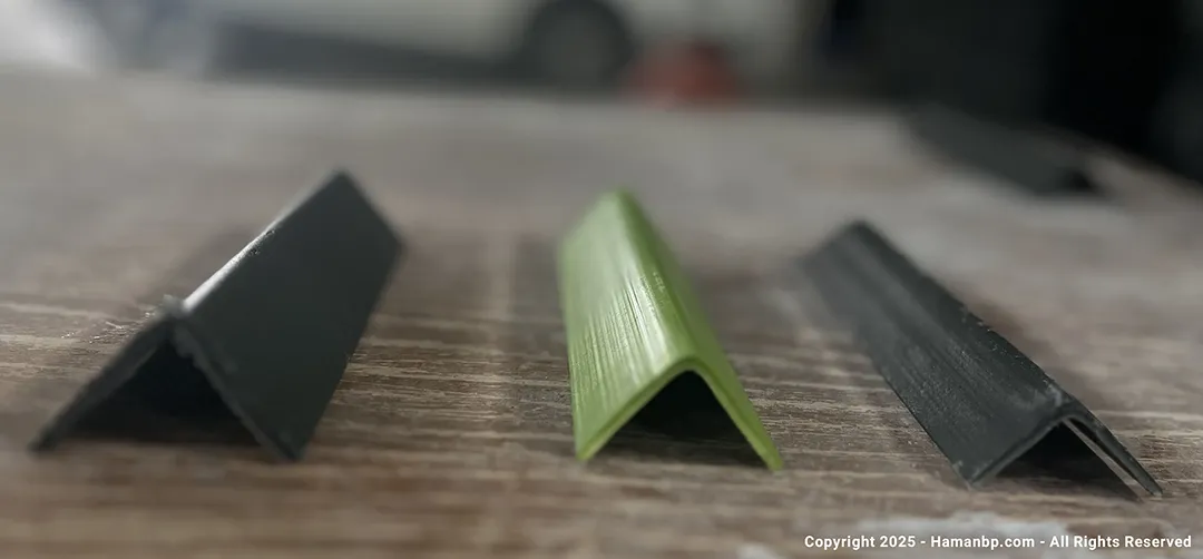 نبشی پلاستیکی در سایز های مختلف