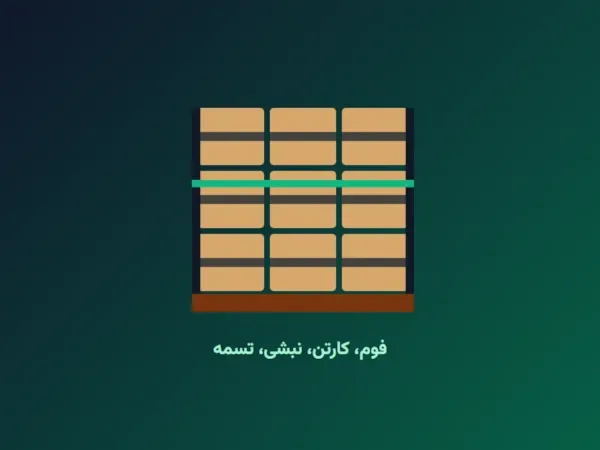 راهنمای بسته‌بندی صادراتی میوه: فوم، کارتن، نبشی و تسمه